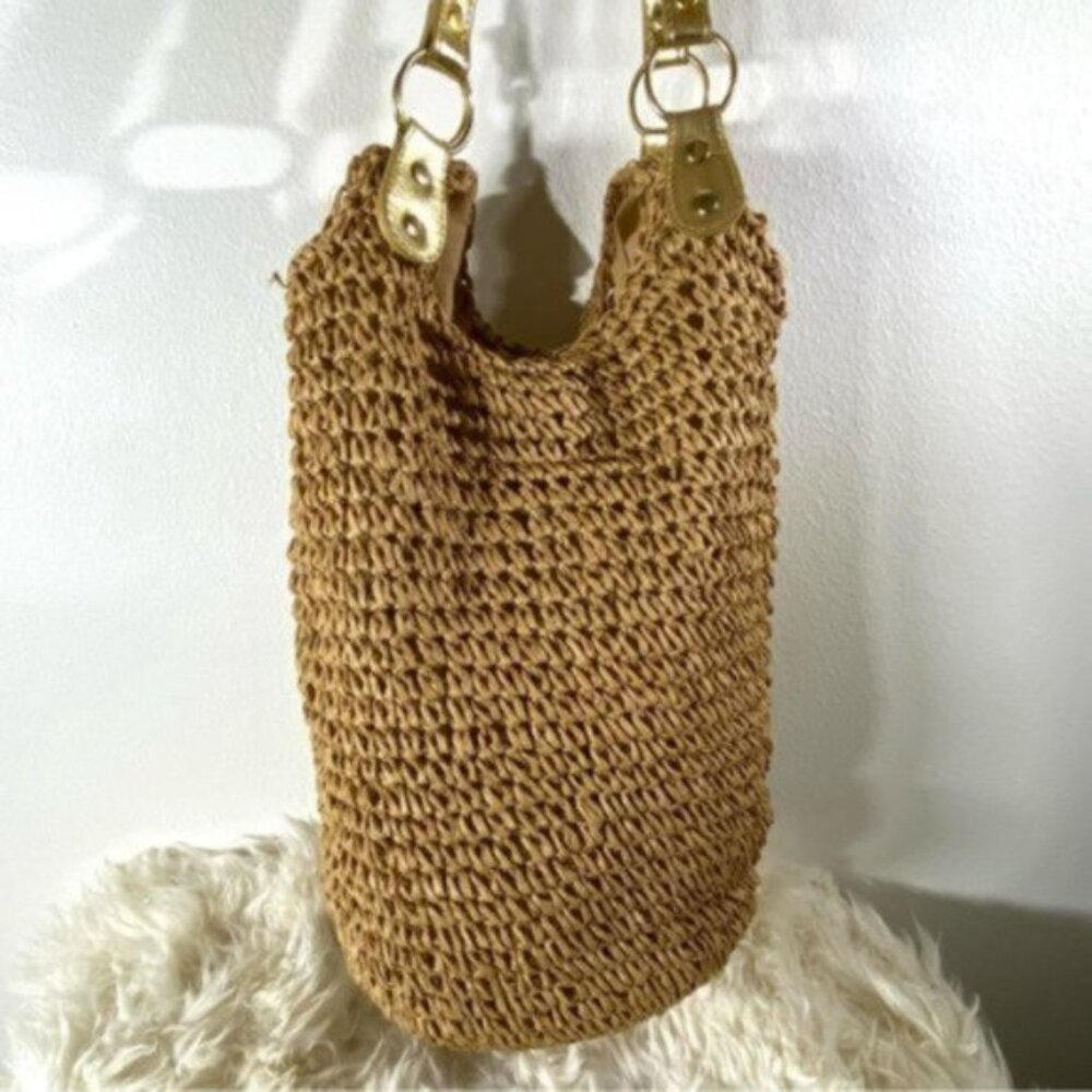 Straw Hand/Shoulder Bag. - Picture 2 of 12